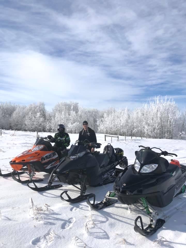 Families from all over northwest Sk took part in the 4th annual Vawn Community Hall Snowmobile Rally