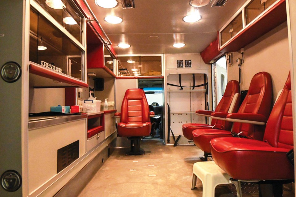 One of the mobile vaccination units that will be travelling the province. Rob Paul, Local Journalism