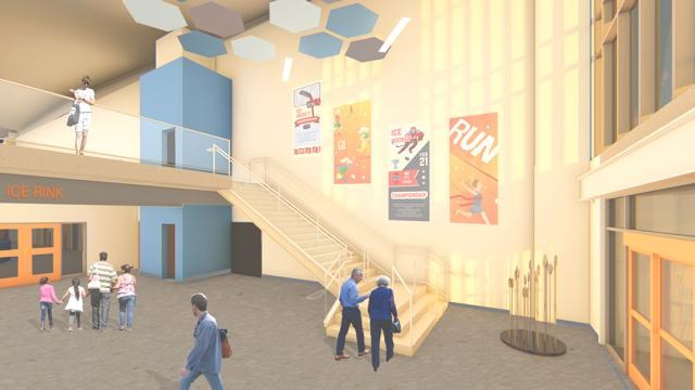 recreation complex lobby