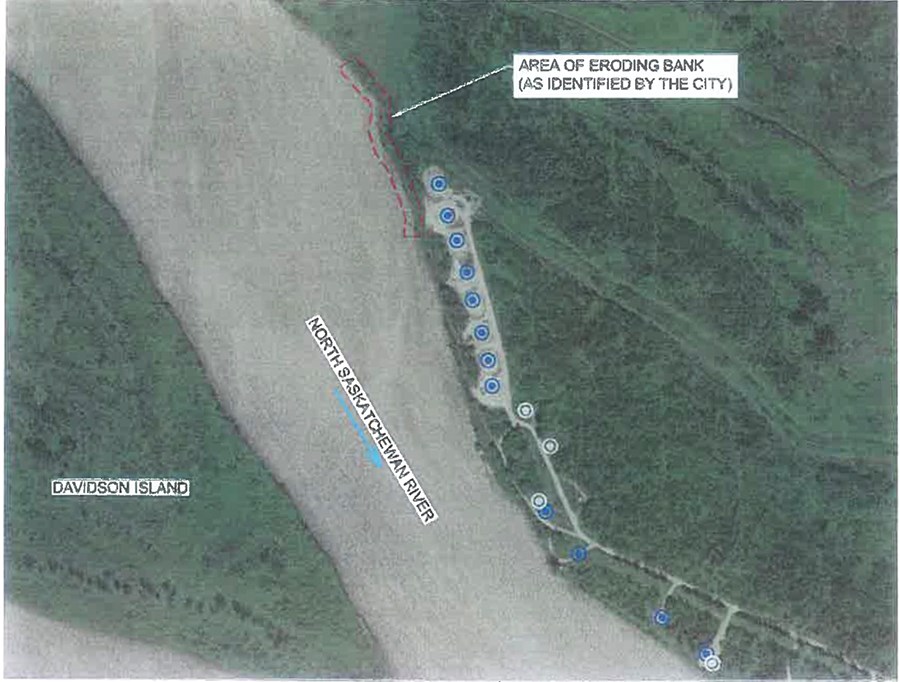 Seen here is a map included in the report from SG1 Water Consulting Ltd. of the North Saskatchewan R