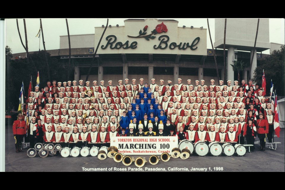 Larry Pearen's most memorable moment as a band instructor, a trip to the Rose Bowl Parade.