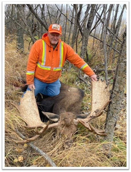 Brad Thompson won the award for taking down a moose, which also qualified for Henry Kelsey Records, at the River Ridge Fish and Game League’s 32nd annual awards night.