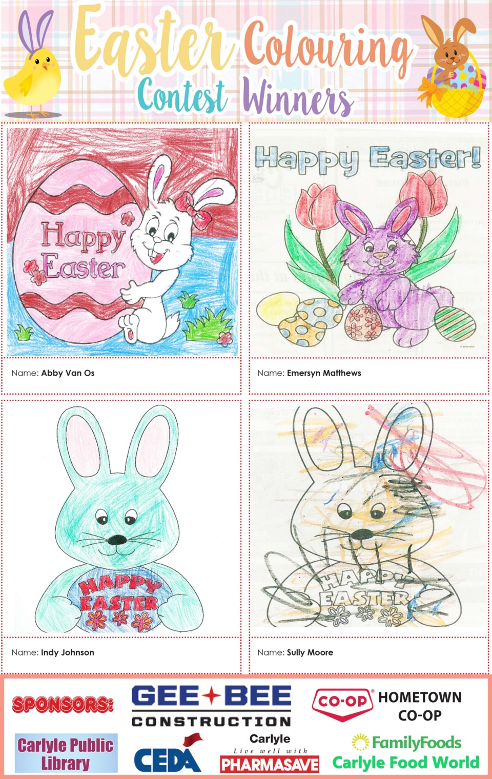 Easter Coloring Contest