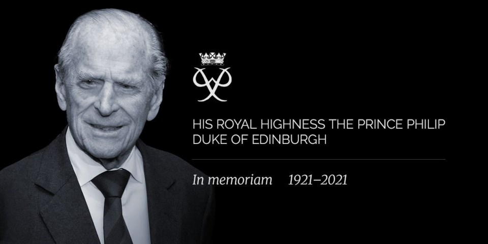 Prince Philip has died.