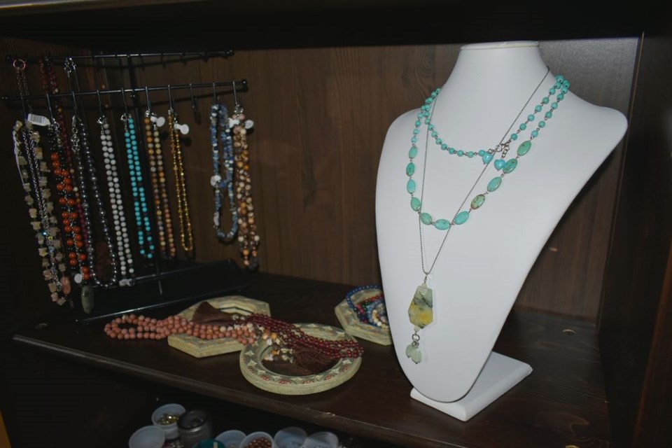 Jewelry “Malas” are long pieces of jewelry that are currently available through MCL Creations. Consisting of 108 beads, malas are used around the world as a tool to help the mind focus on meditation, or count mantras in sets of 108 repetitions.