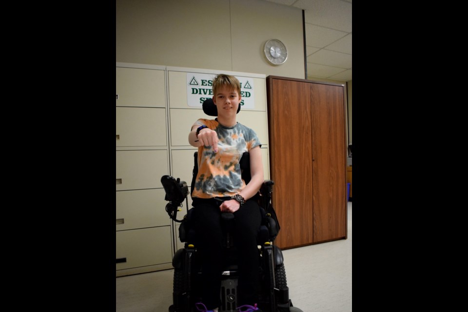Alynne Fichter advocates for the rights of people in wheelchairs.