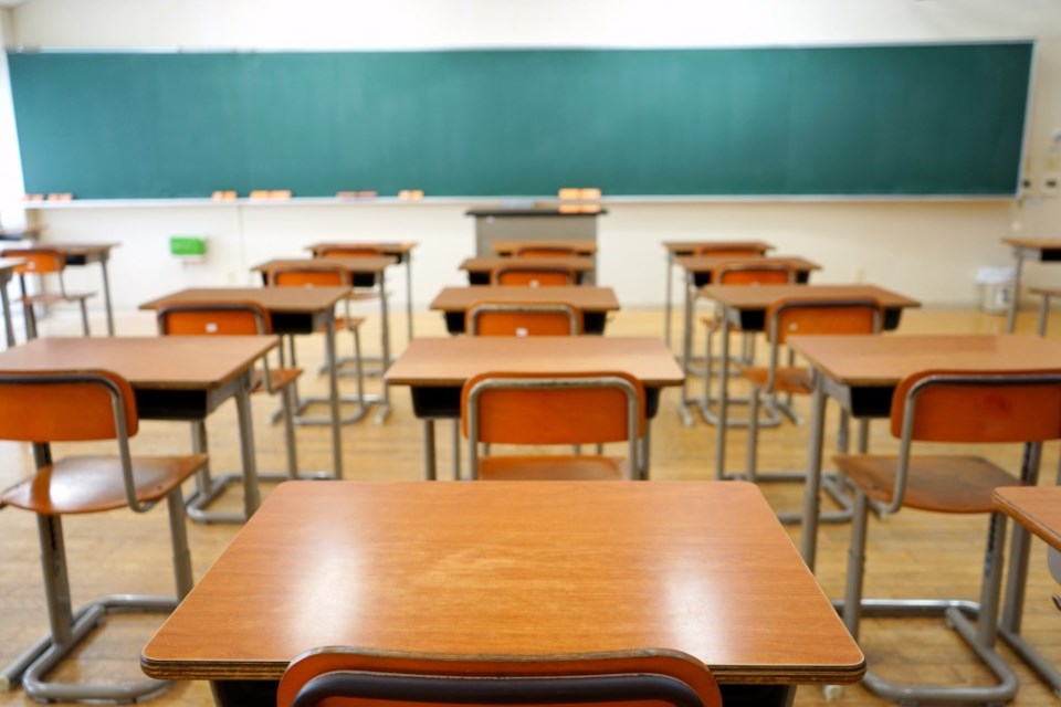 empty classroom