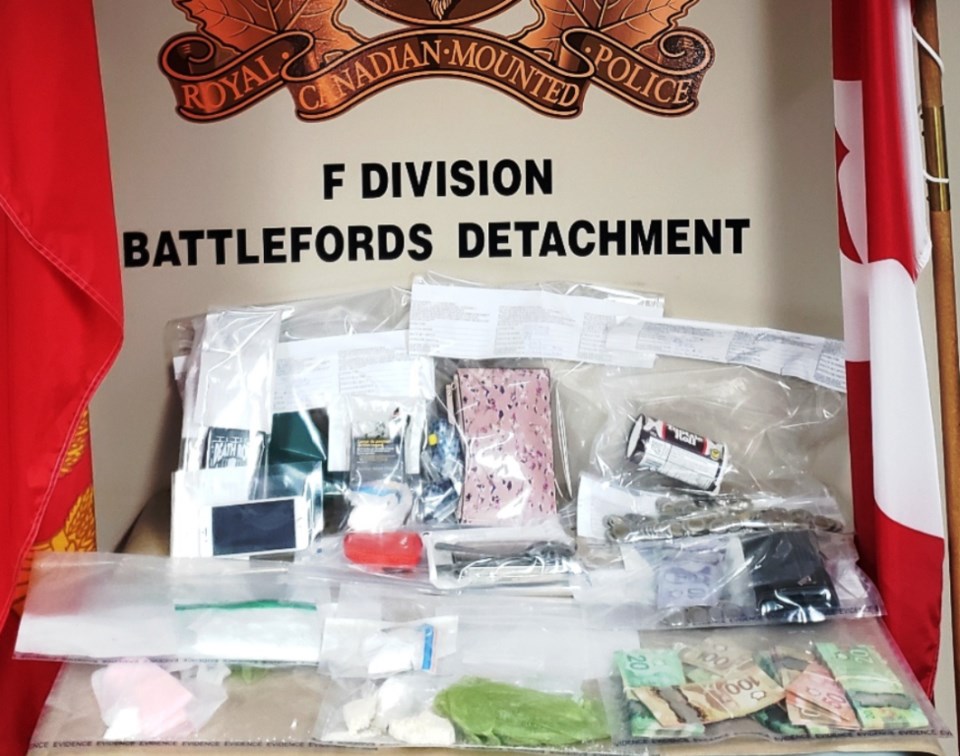 Members of the Battlefords RCMP Gang Task Force executed a CDSA search warrant as a residence on the