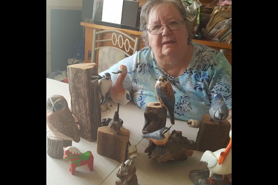 Maureen Johnson of Preeceville is a very accomplished artist who has created many paintings and carvings over the years.