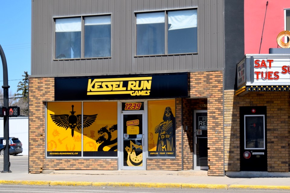 The new Kessel Run Games store is located at 1239 Fourth Street.