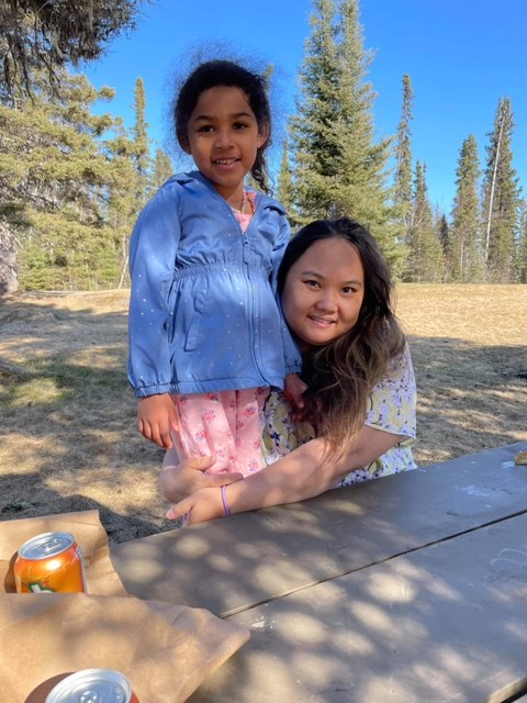 Moolaw Eh and her daughter Hyacinth.