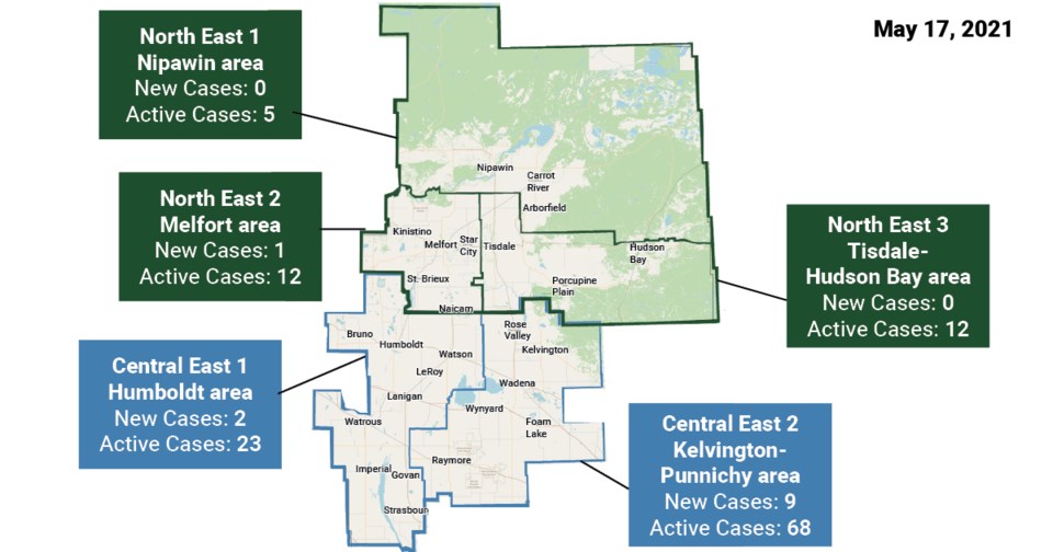 Local COVID Map May 17