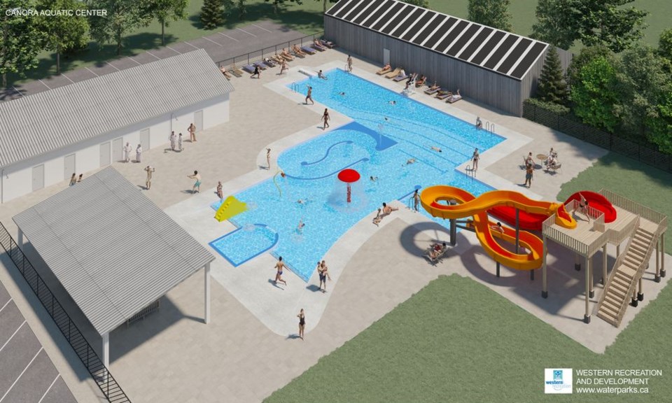 New pool site