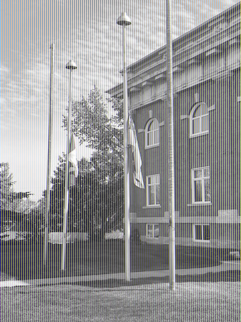 The Town of Battleford is among those who have lowered flags to half-mast to honour the 215 children