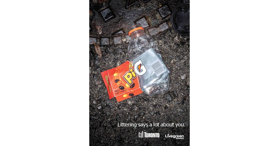 Toronto Littering Poster