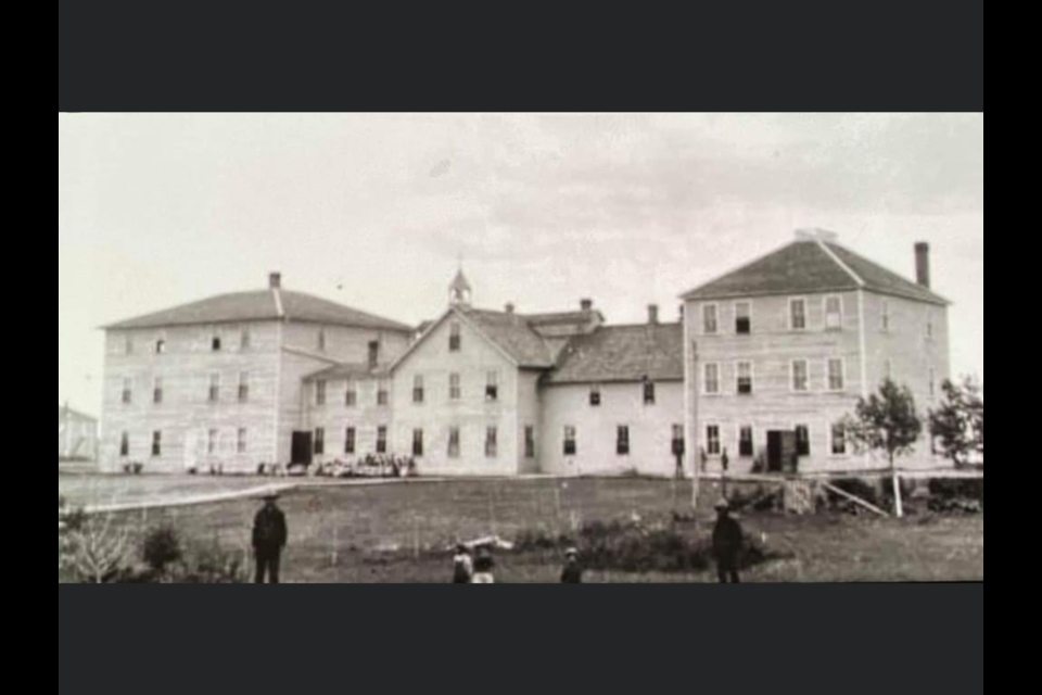 The former St. Henri Indian Residential School (Thunderchild) near Delmas. From BATC’s Facebook page