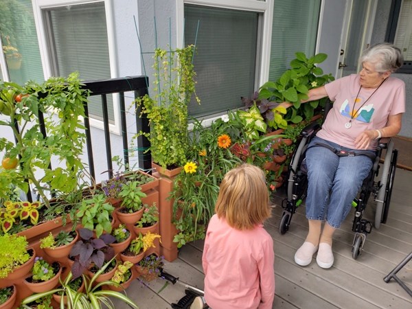 gardening in wheelchair