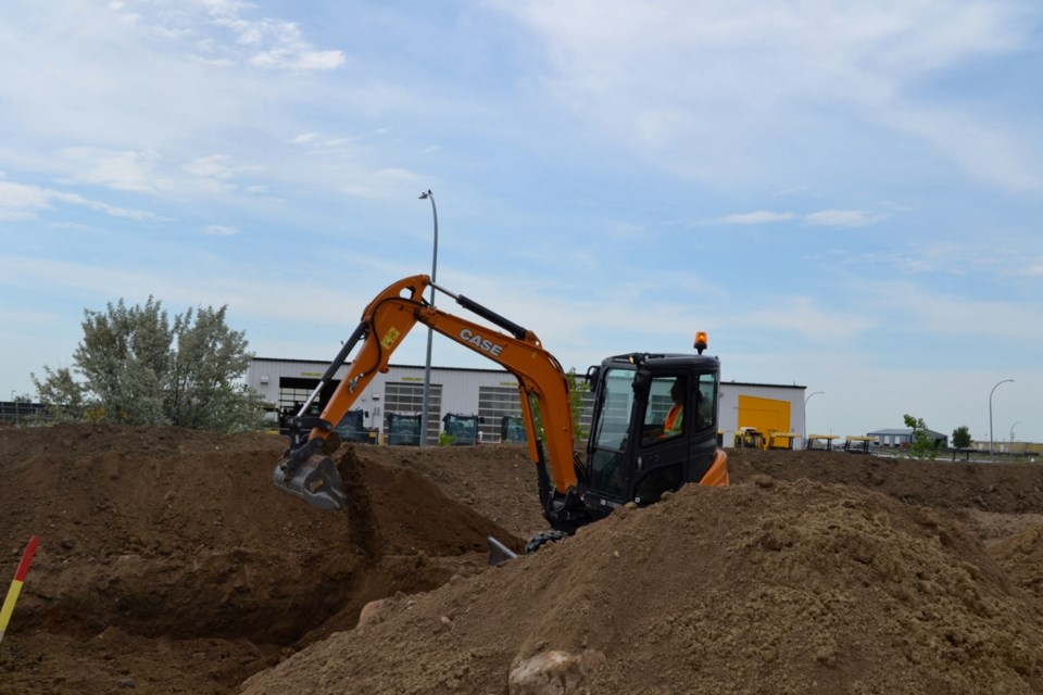 Digging the hole for a basement is one of the tasks that students will learn.