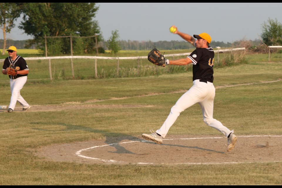 Neudorf pitcher Drew Hoehn