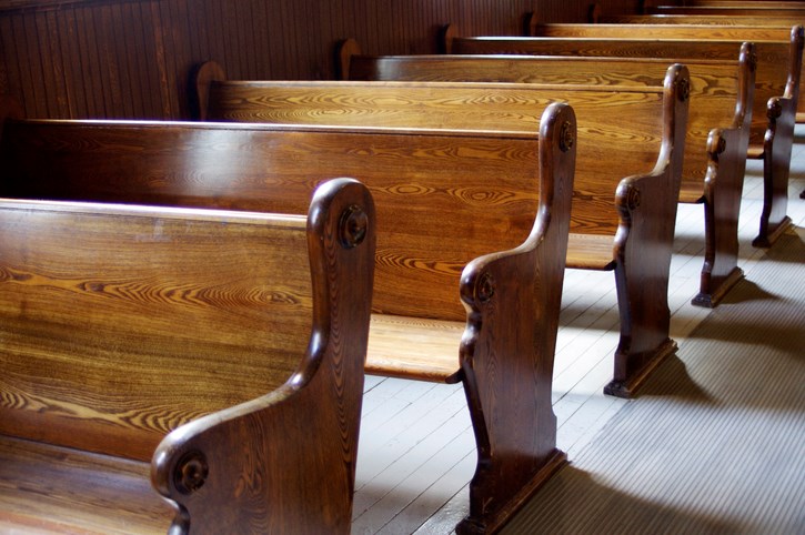 church pews