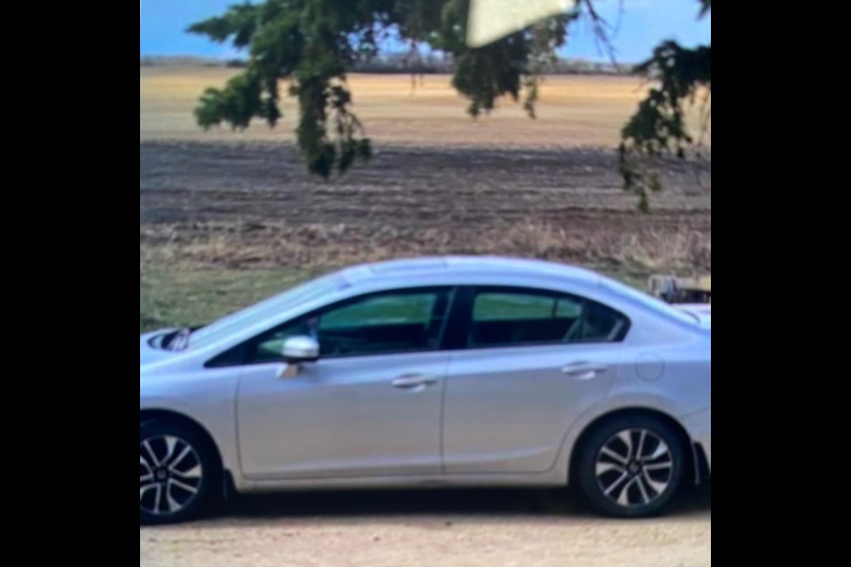 Michael Robichaud's car (RCMP Photo)