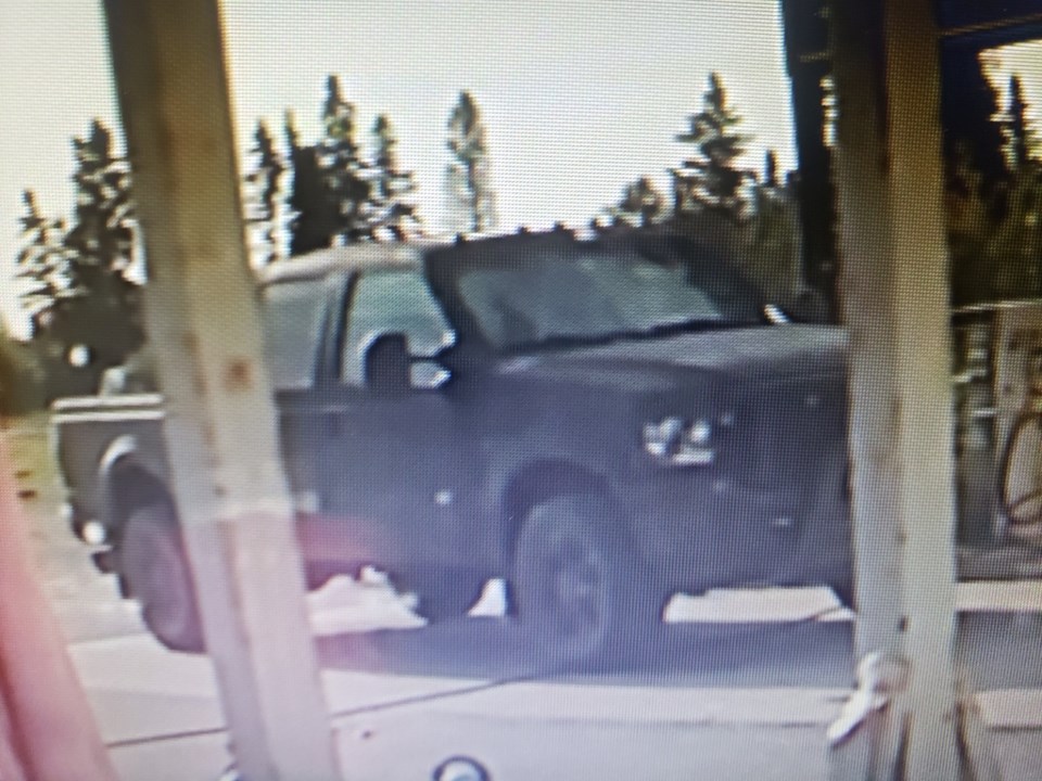 Photos - Shellbrook RCMP: looking for truck involved in theft and hit and run in Holbein_2