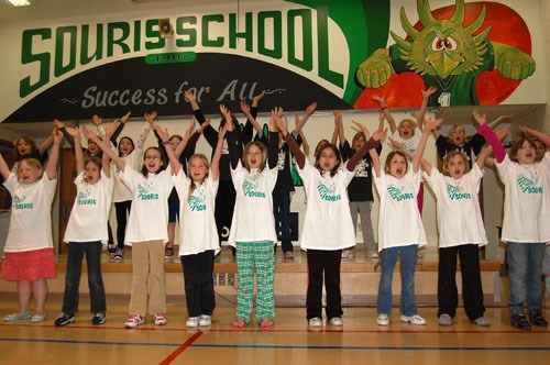 Souris School celebrated 100 years in 2010.