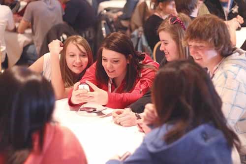 Attendees voted through their phones to choose the top three issues facing Yorkton youth.