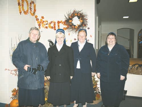 Sisters Servants of Mary Immaculate: Sr. Suzanne, Sr. Lacey, Sr. Marika, Sr. Bonnie.