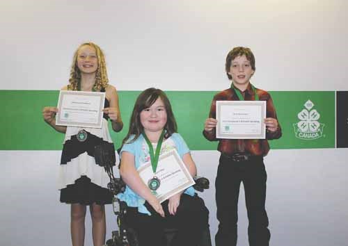 Junior - 1st Kyle Kirzinger, NE Region; 2nd Sierra Day, NW Region; 3rd Shatyna Chambers, SE Region.