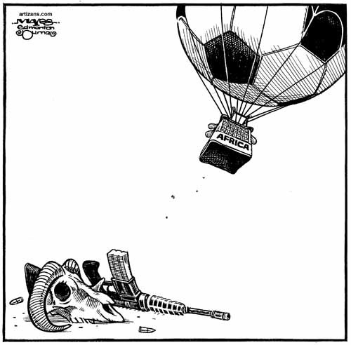 Soccer raises Africa above war and famine.