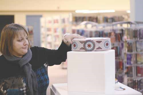 Belinda Harrow, SAB outreach coordinator positions traditional works.