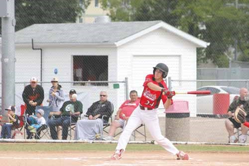 Mason Kelley went 5-for-10 with five walks (one intentional), a sacrifice bunt, one hit by pitch, six RBIs and eight runs scored in his final Midget tournament.