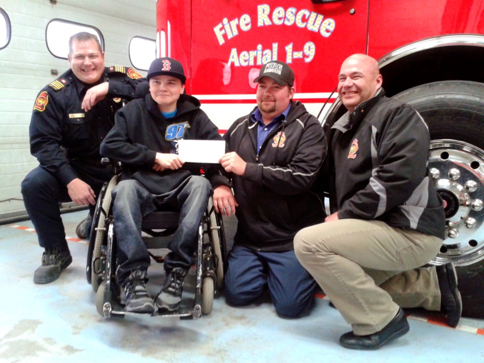 muscular dystrophy, fire service and riley raynard