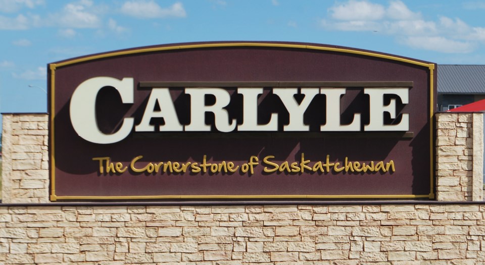 Carlyle Town Sign