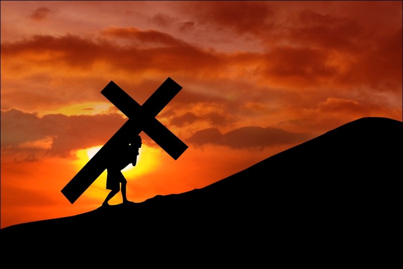 Christ up Golgotha
