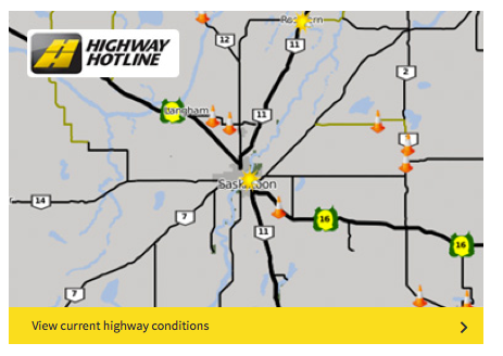 Saskatchewan Highway Hotline