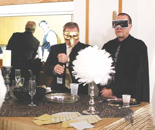 Rusnak, Balacko, Kachur, Rusnak sponsored and manned the champagne bar again this year.