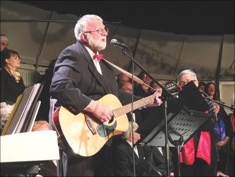 John Taylor performs at the Flin Flon Community Choir’s holiday concert, Jingle Bells: Christmas with the Choir, over the weekend.