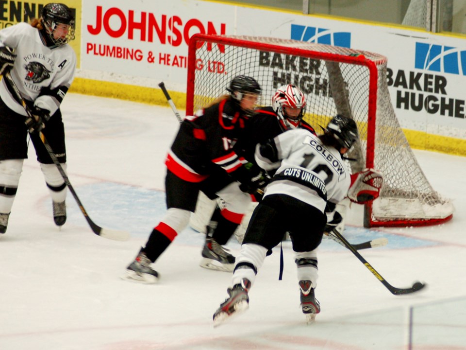 midget girls panthers, taylor colbow