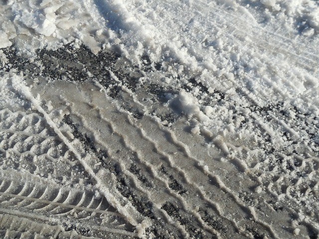 Tire Tracks Snow