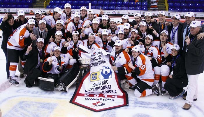 The Yorkton Terriers capped off a historic season by winning the franchise’s first-ever Royal Bank Cup to become the 2014 National Champs.
