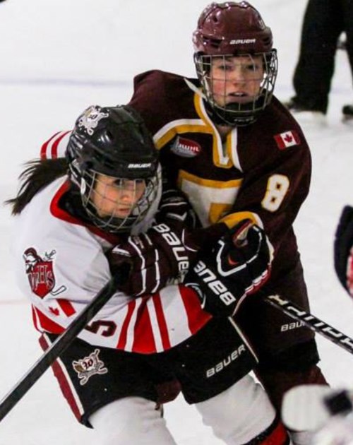 Sydney Hill of Redvers will be playing defense for Team Saskatchewan during the upcoming Canada Winter Games in Prince George, B.C. Throughout the school year, Hill attends Warner Hockey School in Warner, Alberta and in spring and summer, plays for the South Sask. Prairie Ice and the Anaheim Lady Ducks. The 16-year-old says her ambitions include playing hockey at the college or university level in either the U.S. or Canada and “getting a great education.”