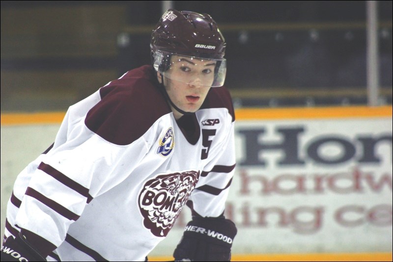 Curtis Roach manned the Flin Flon blueline.