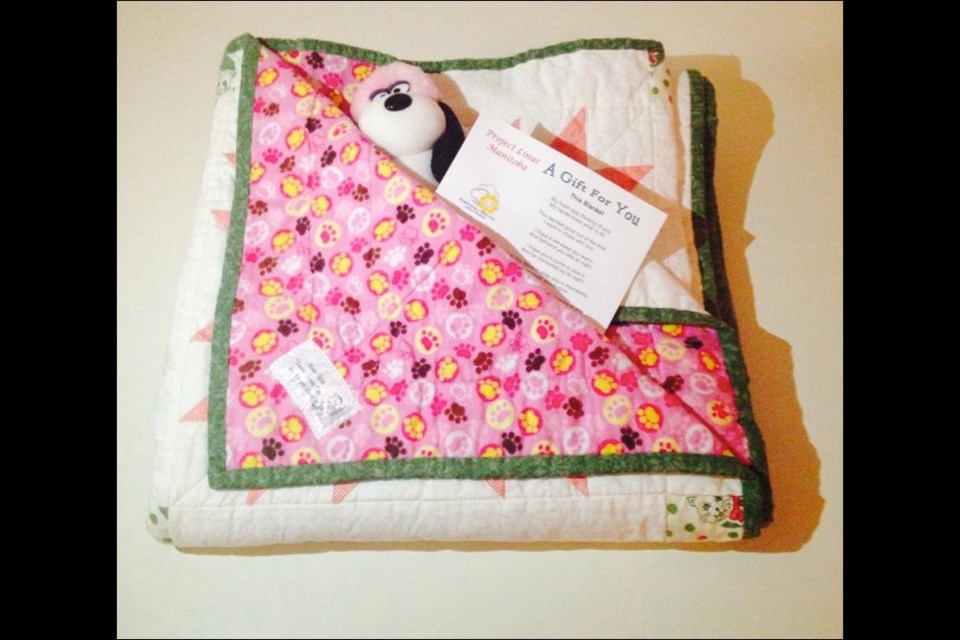 Project Linus offers blankets to sick children across North America. Tabitha Svaren has recently opened a Flin Flon chapter of the organization.