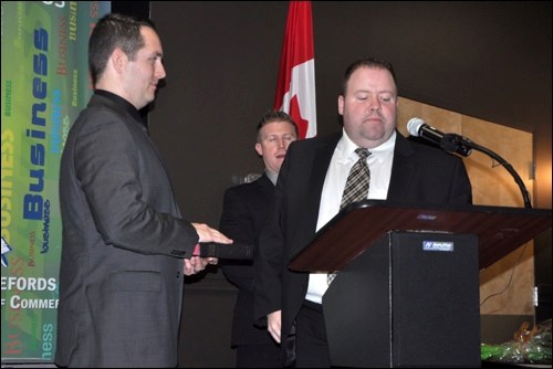 Boothman was officially sworn in by Aaron Friedman.