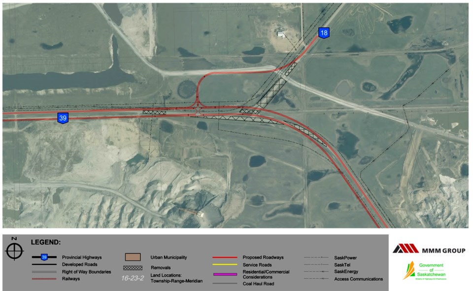 highway 39 twin option bienfait intersection