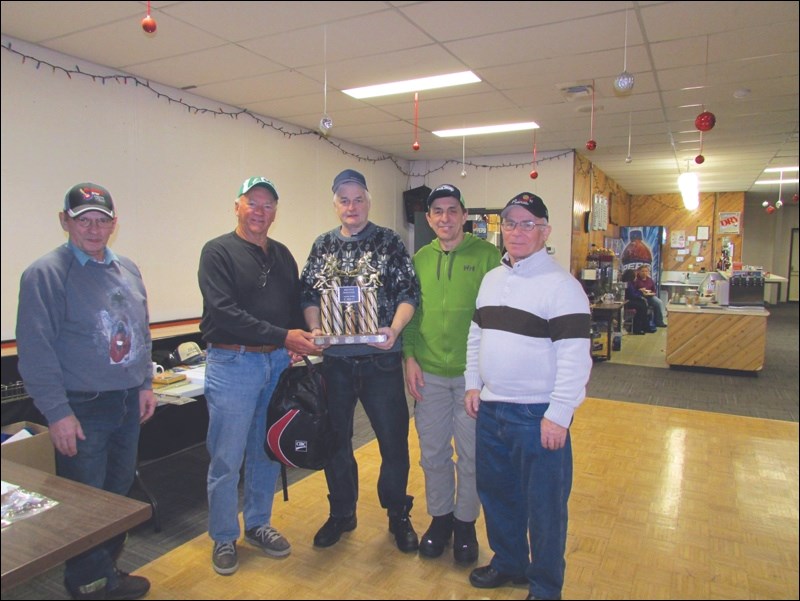 Winning the Second Event were Don Holmes, Gord Brown, Ron Radics and Joe Cap. Eight men’s rinks took part in the Feb. 7 and 8 bonspiel.