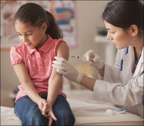 girl with doctor