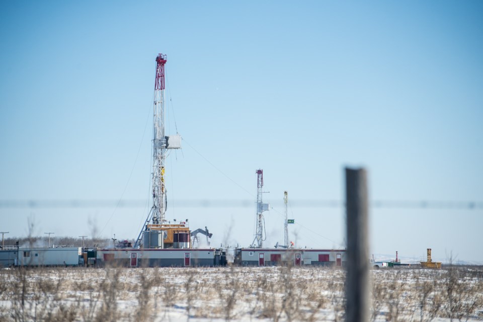 Three rigs near Stoughton